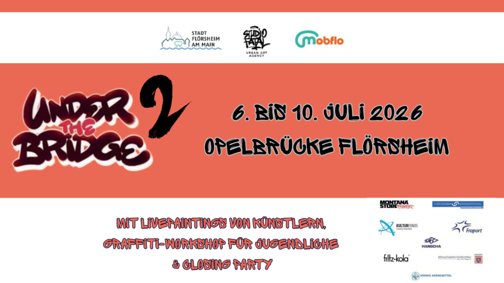 Under the Bridge 2 – Graffiti-Workshop für Jugendliche in den Sommerferien 2026